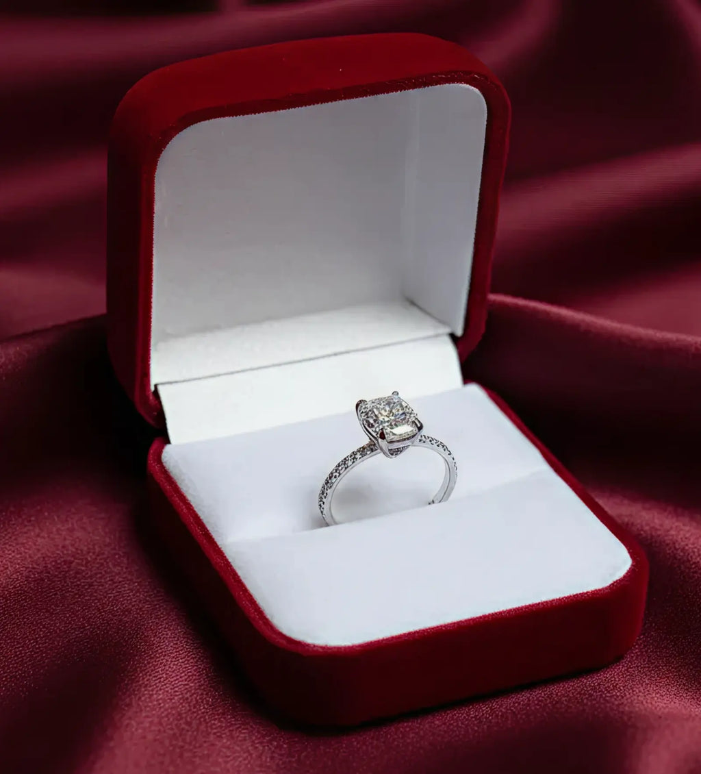 Lab Grown Diamond Cushion Cut Ring