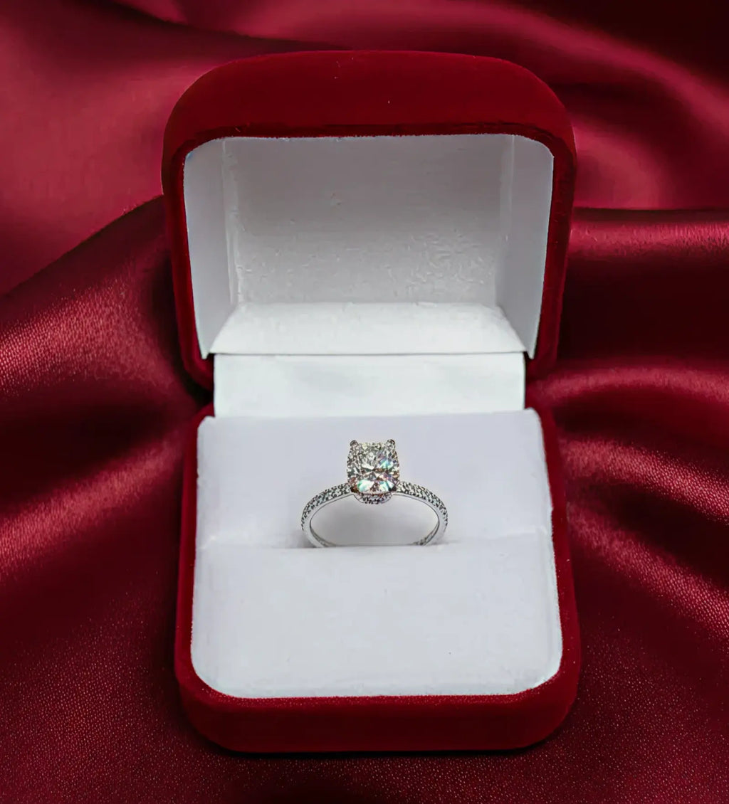 Lab Grown Diamond Cushion Cut Ring
