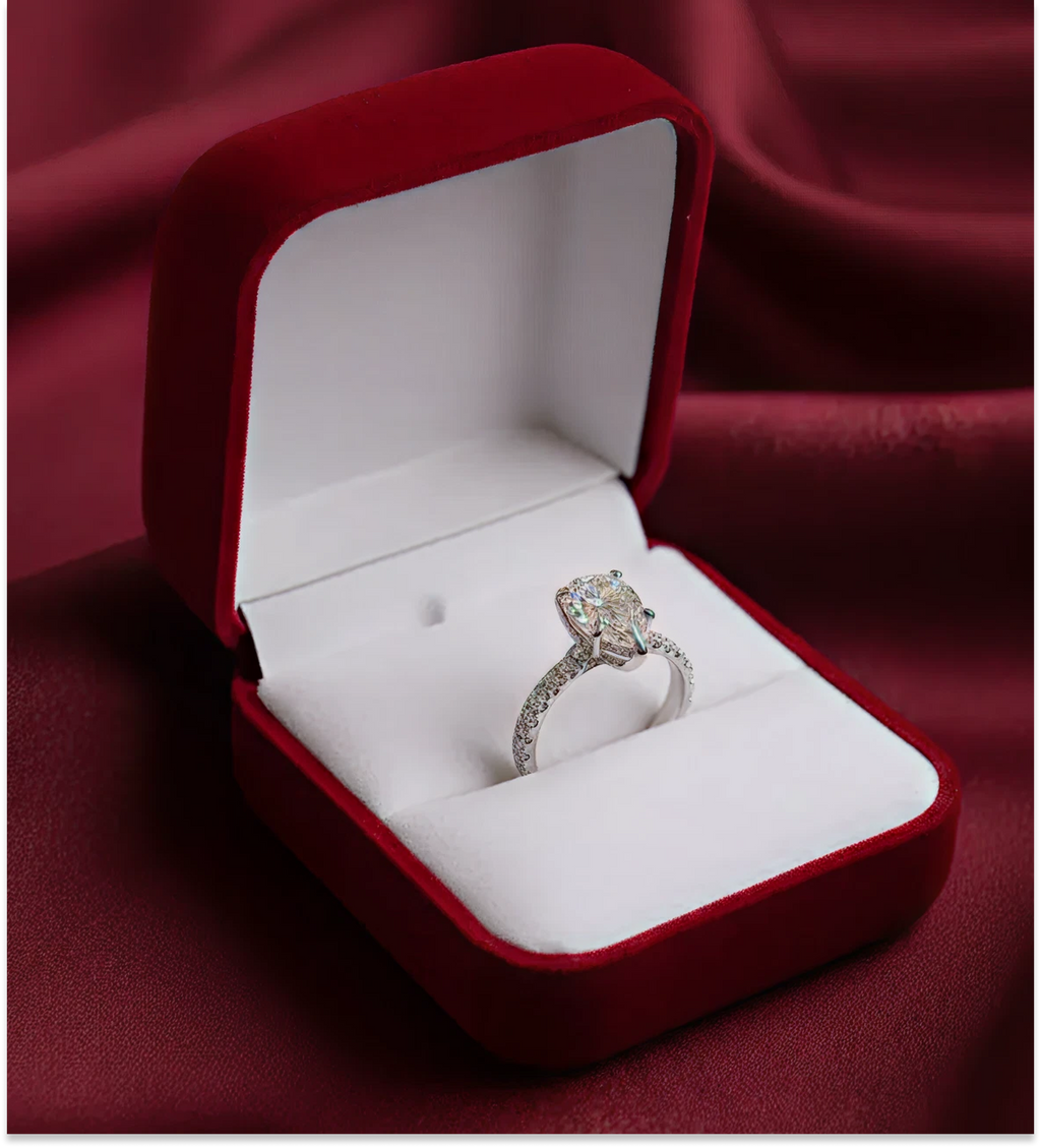 Lab Grown Diamond Pear shape Ring