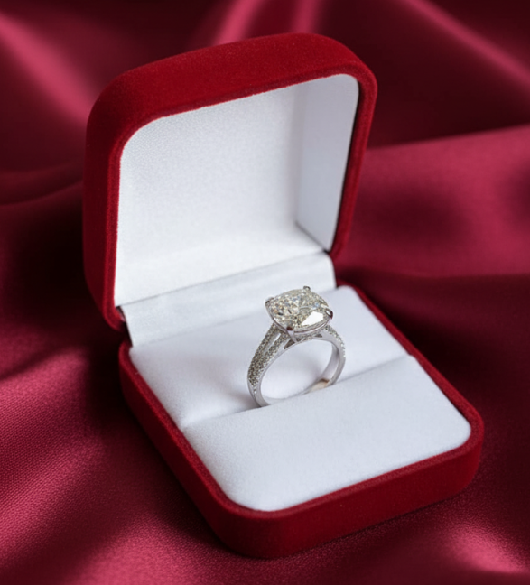 Lab Grown Diamond Round  Ring