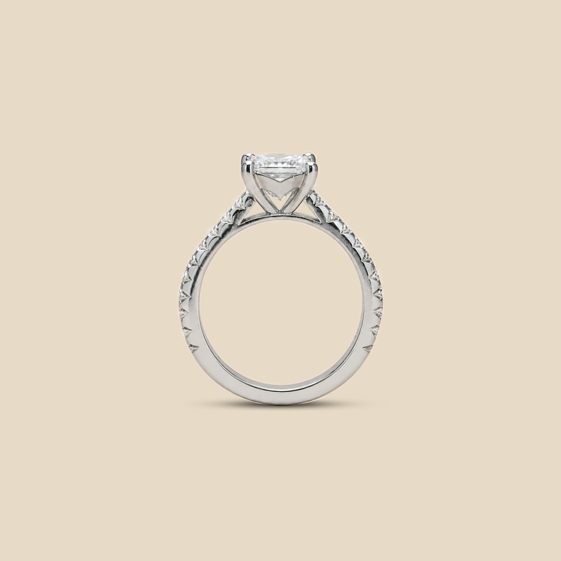 Lab Grown Princess Cut Diamond Ring