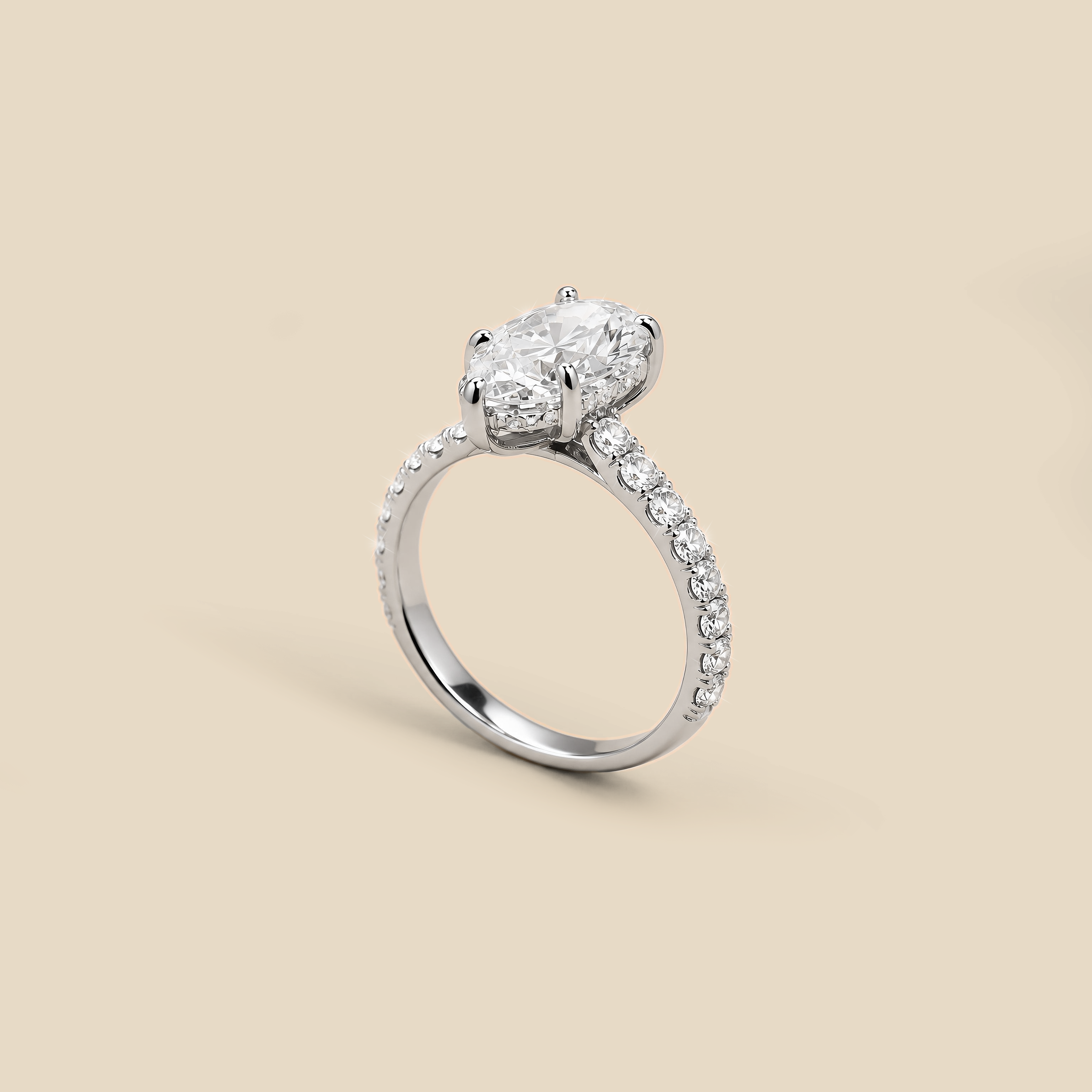 Lab Grown Diamond Pear shape Ring