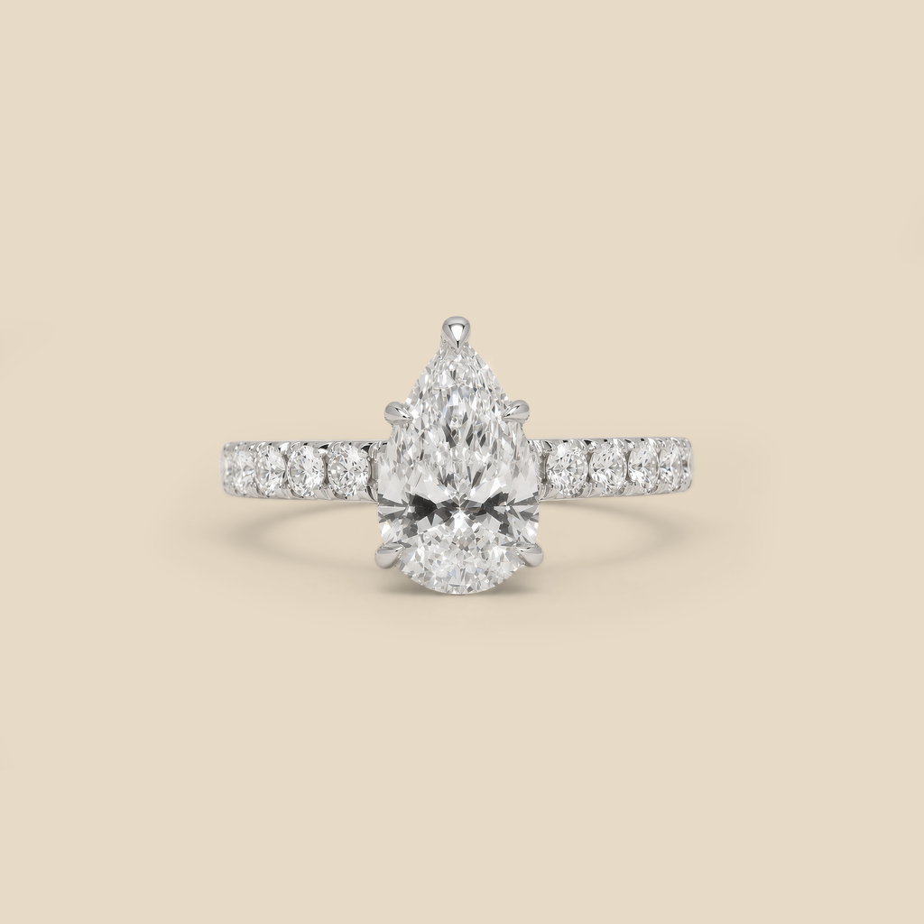 Lab Grown Diamond Pear shape Ring