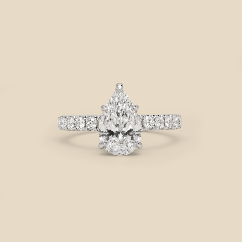 Lab Grown Diamond Pear shape Ring