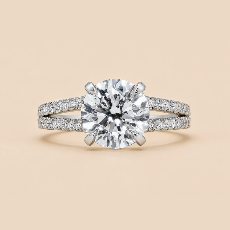Lab Grown Diamond Round  Ring