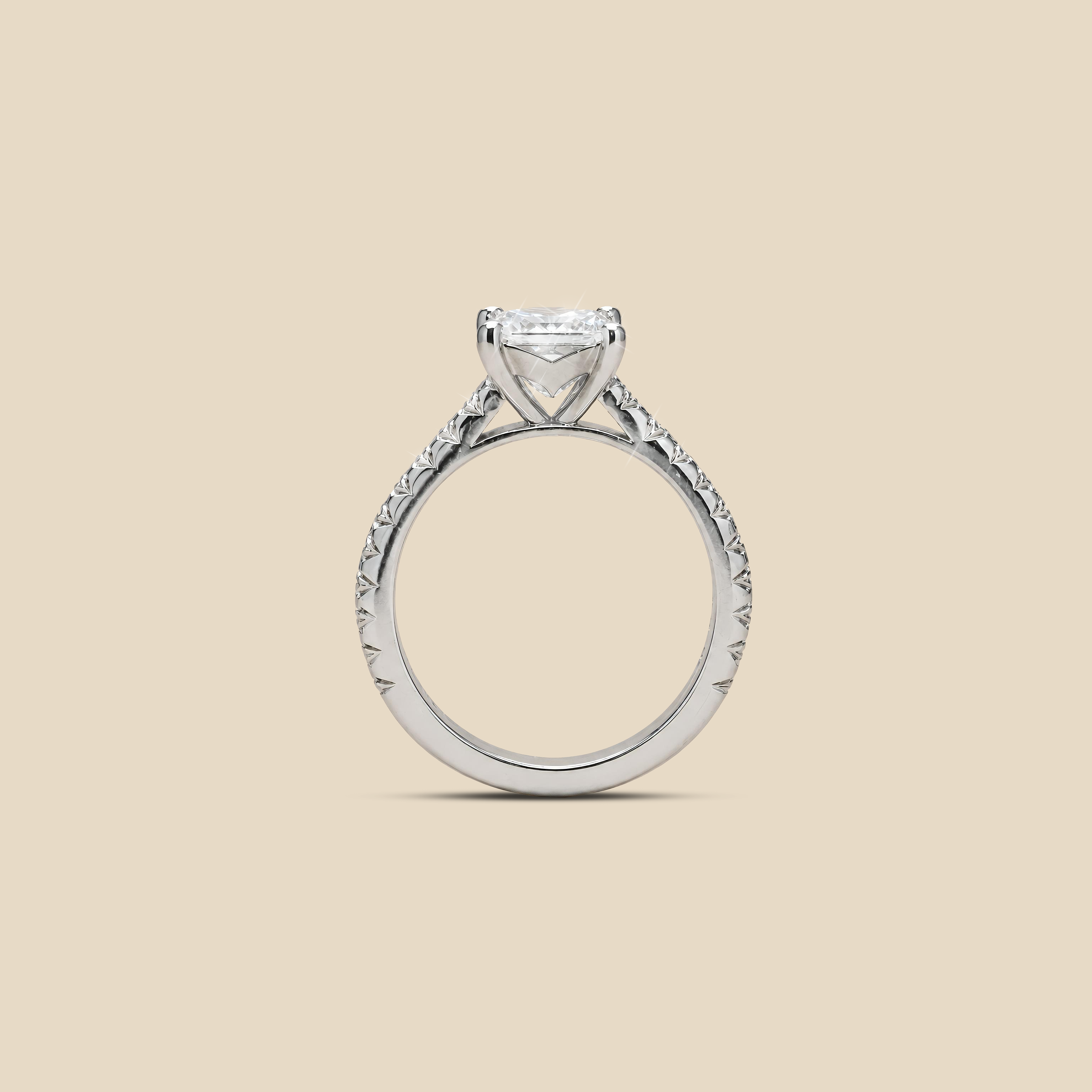 Lab Grown Diamond Round  Ring