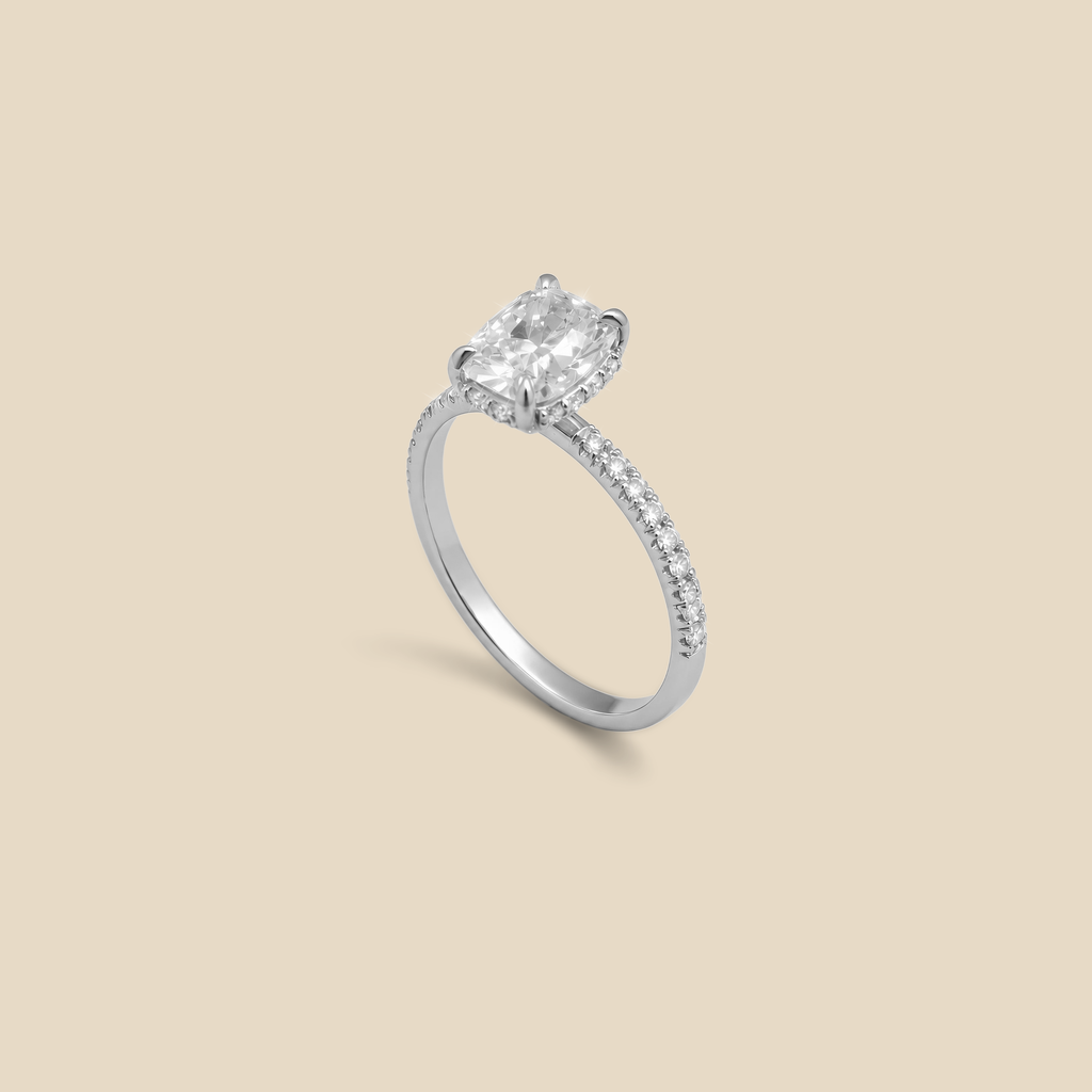 Lab Grown Diamond Cushion Cut Ring