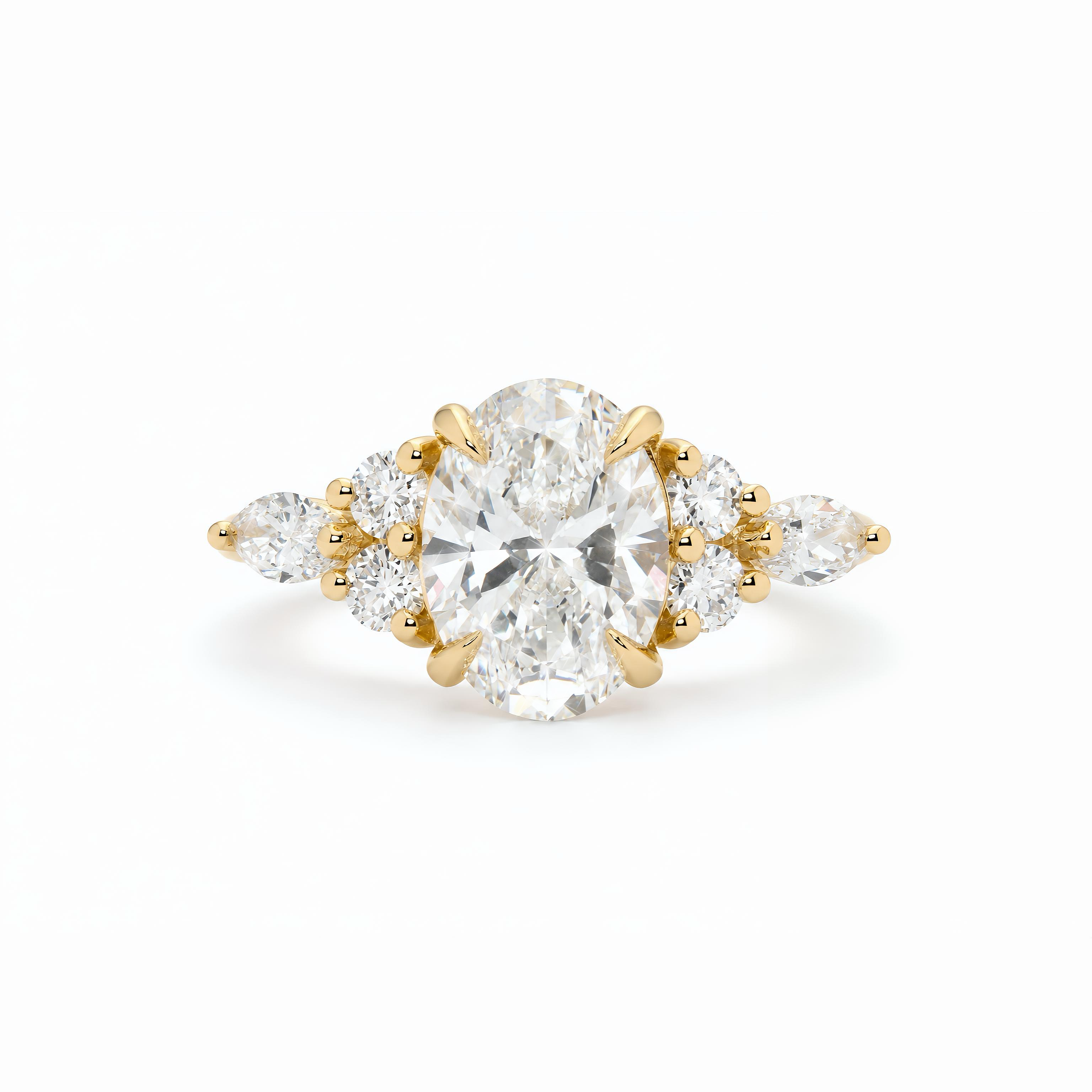 IGI Certified LGD Oval Ring