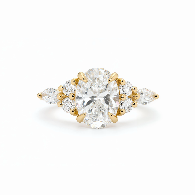 IGI Certified LGD Oval Ring