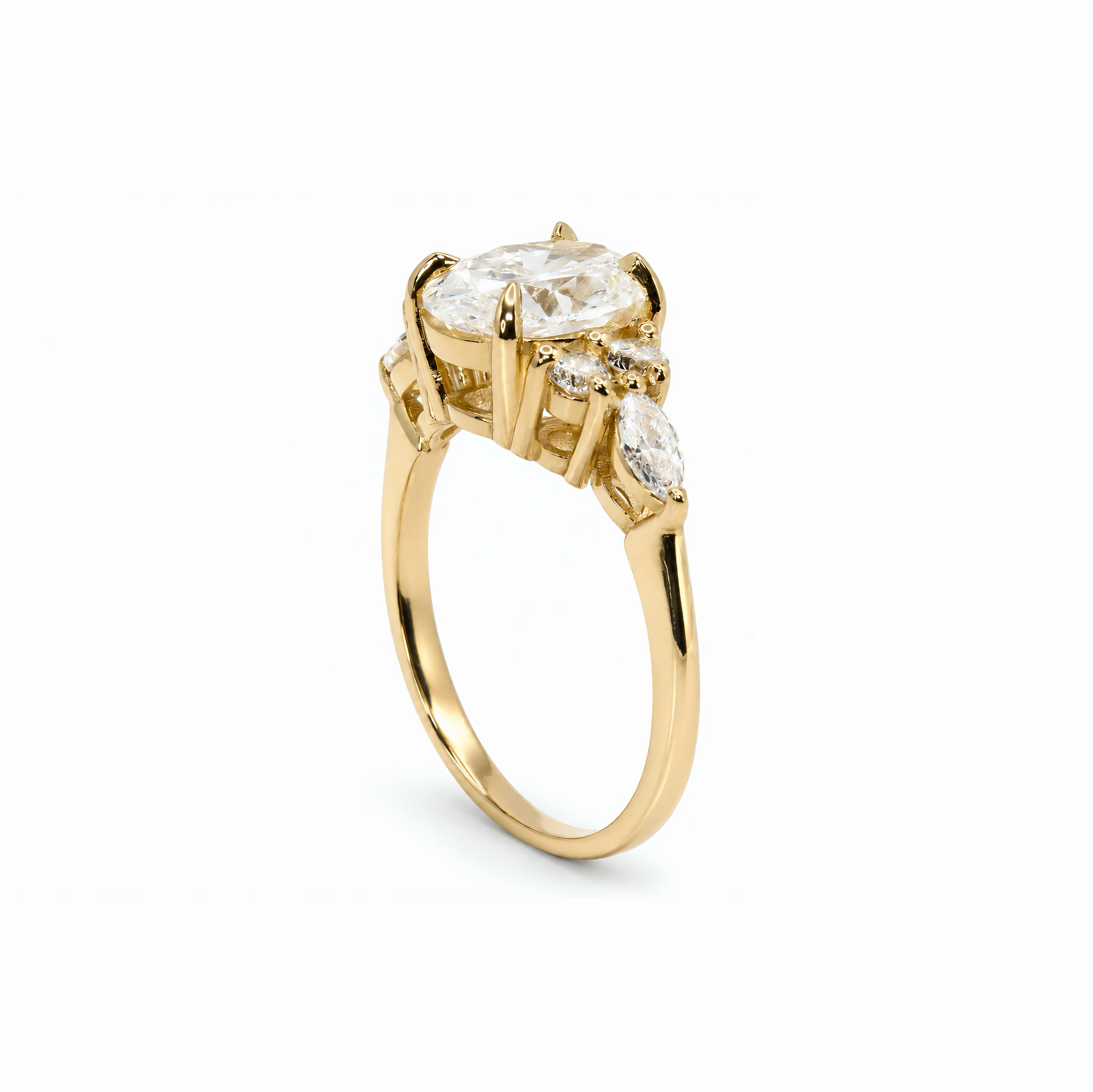 IGI Certified LGD Oval Ring