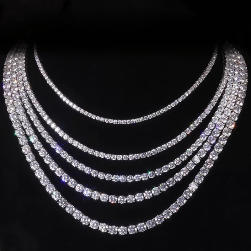 Lab Diamon Tennis Necklaces