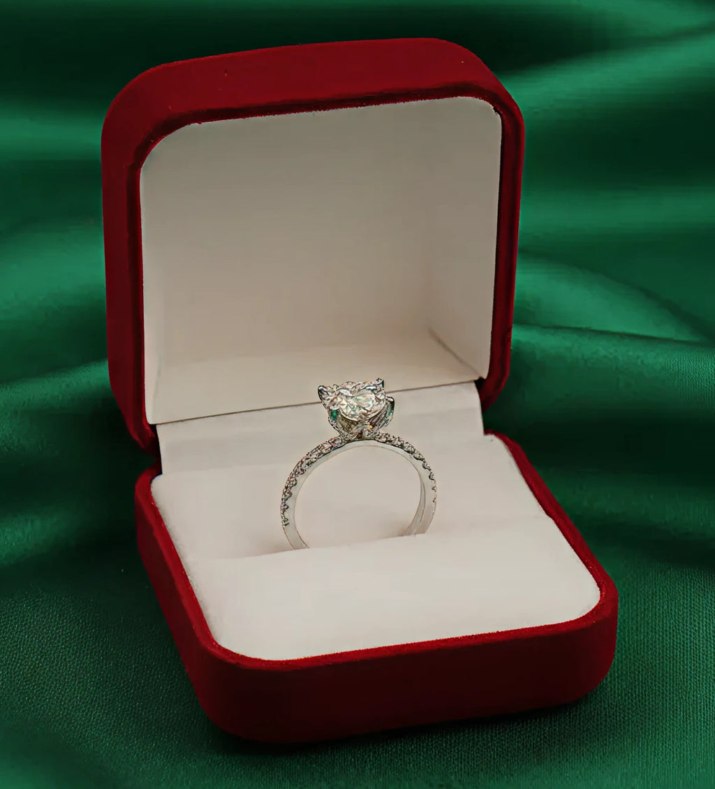 Lady’s Engagement Tulip LGD Diamond Ring