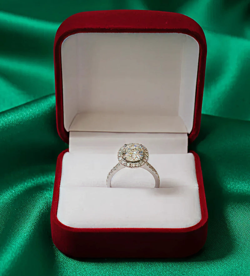 Lady’s Engagement Halo LGD Ring