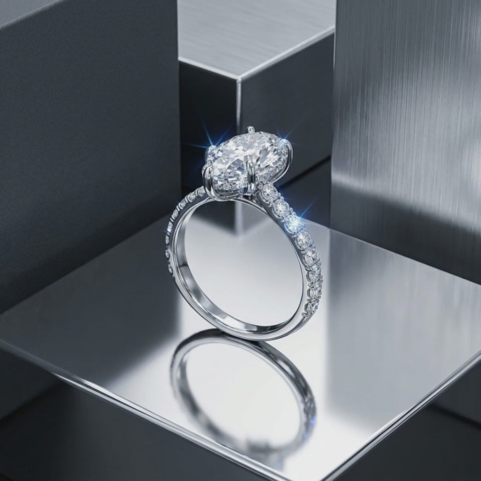 Lab Grown Diamond Pear shape Ring